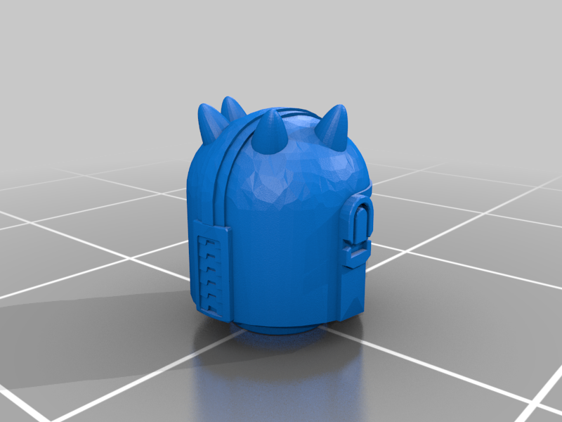 Brick Baby Mandalorian Head