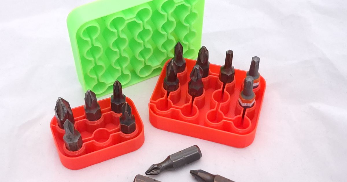 Hex Bit Holder MK2 by schuetzi99 Download free STL model