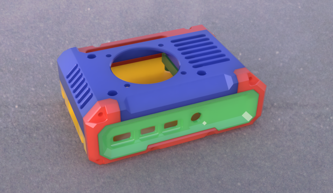 Raspberry pi 4 modular case by gc21 download free stl model