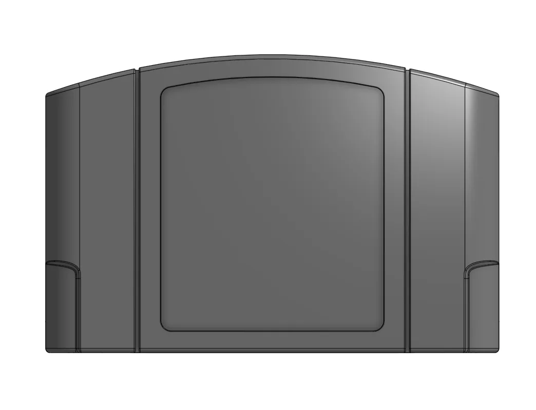 Empty n64 cartridge top