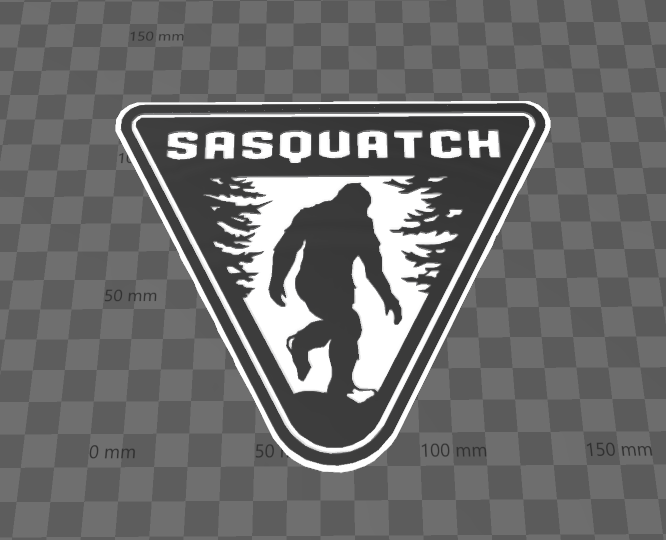 Sasquatch Emblem by Sam Hain | Download free STL model | Printables.com