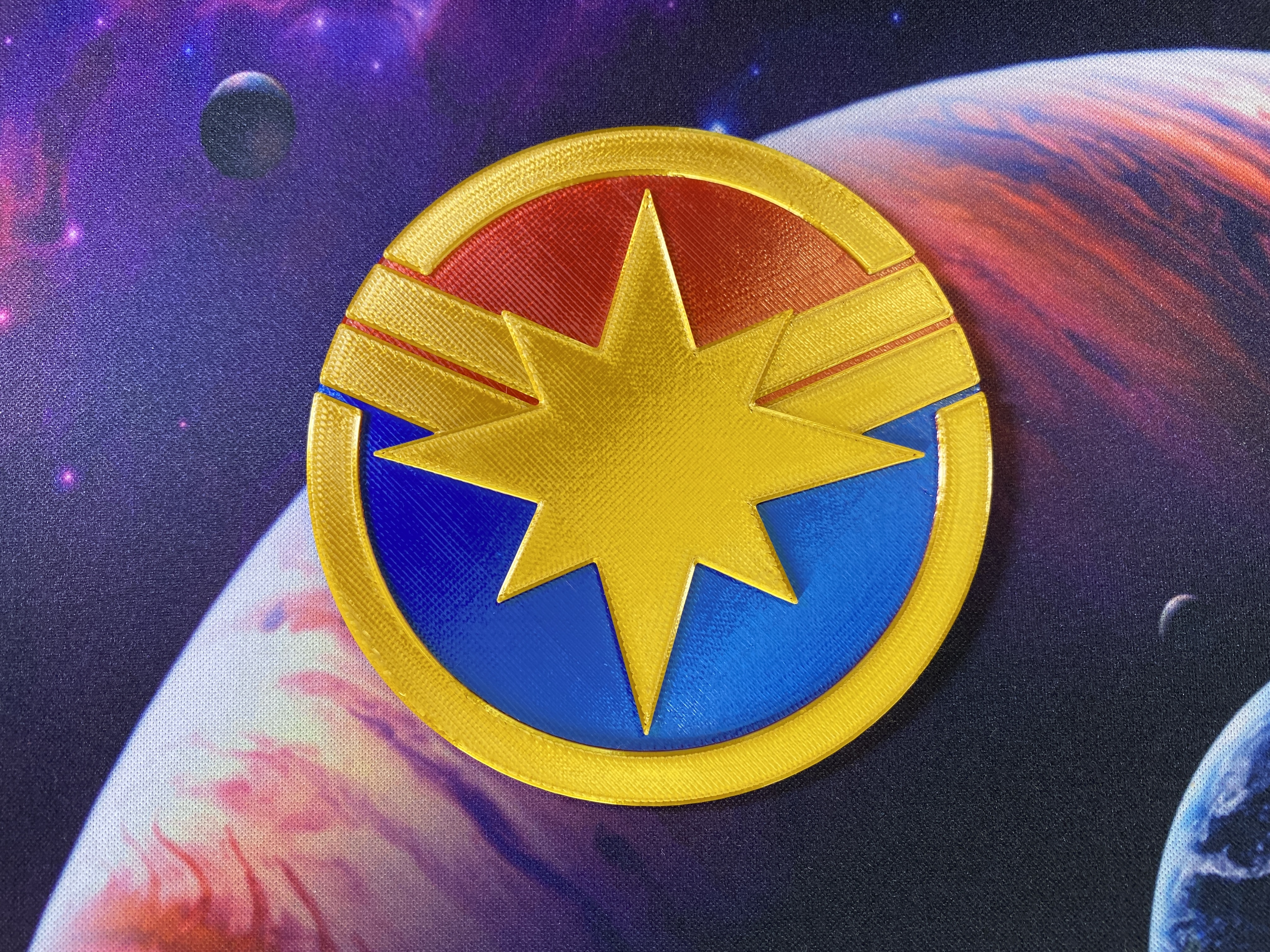 Miniatura 2 do modelo 3D Captain Marvel Coasters