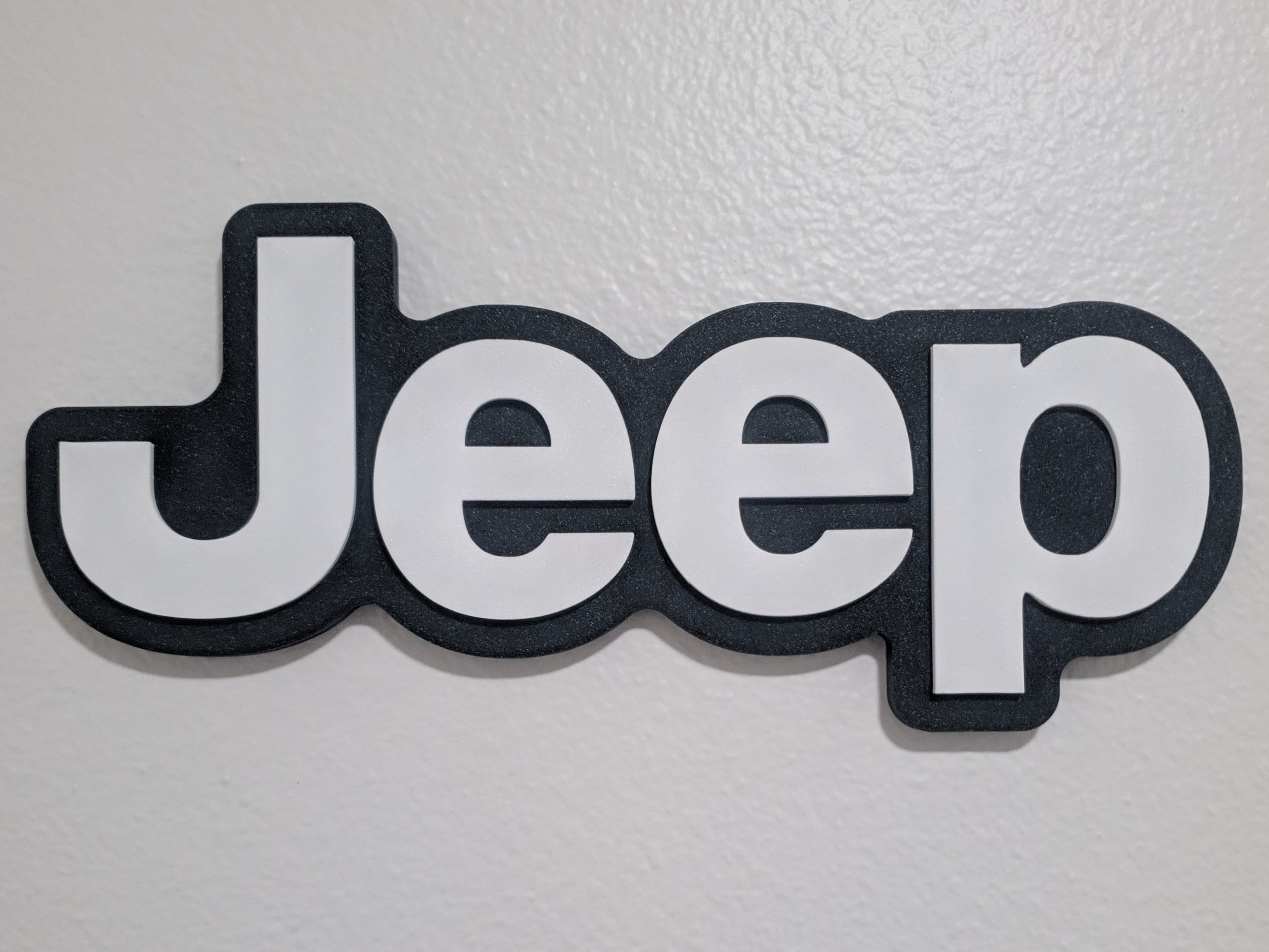 Jeep Logo 3D Wall Art