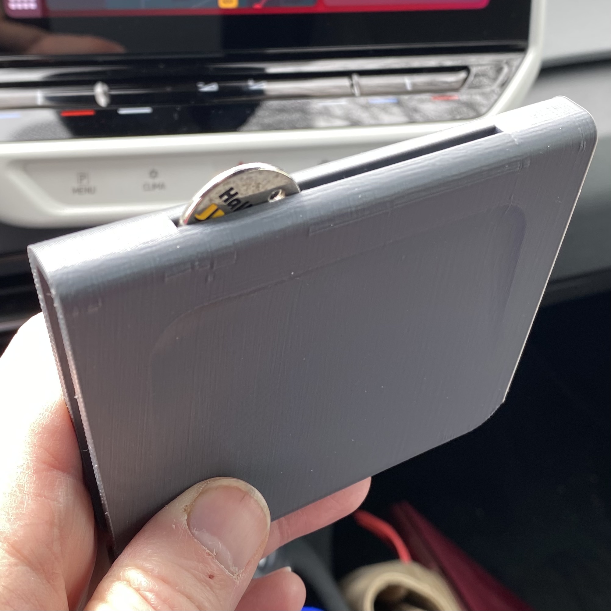 VW ID.3 Console divider with coin slot