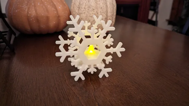 Tea-Light Snowflake
