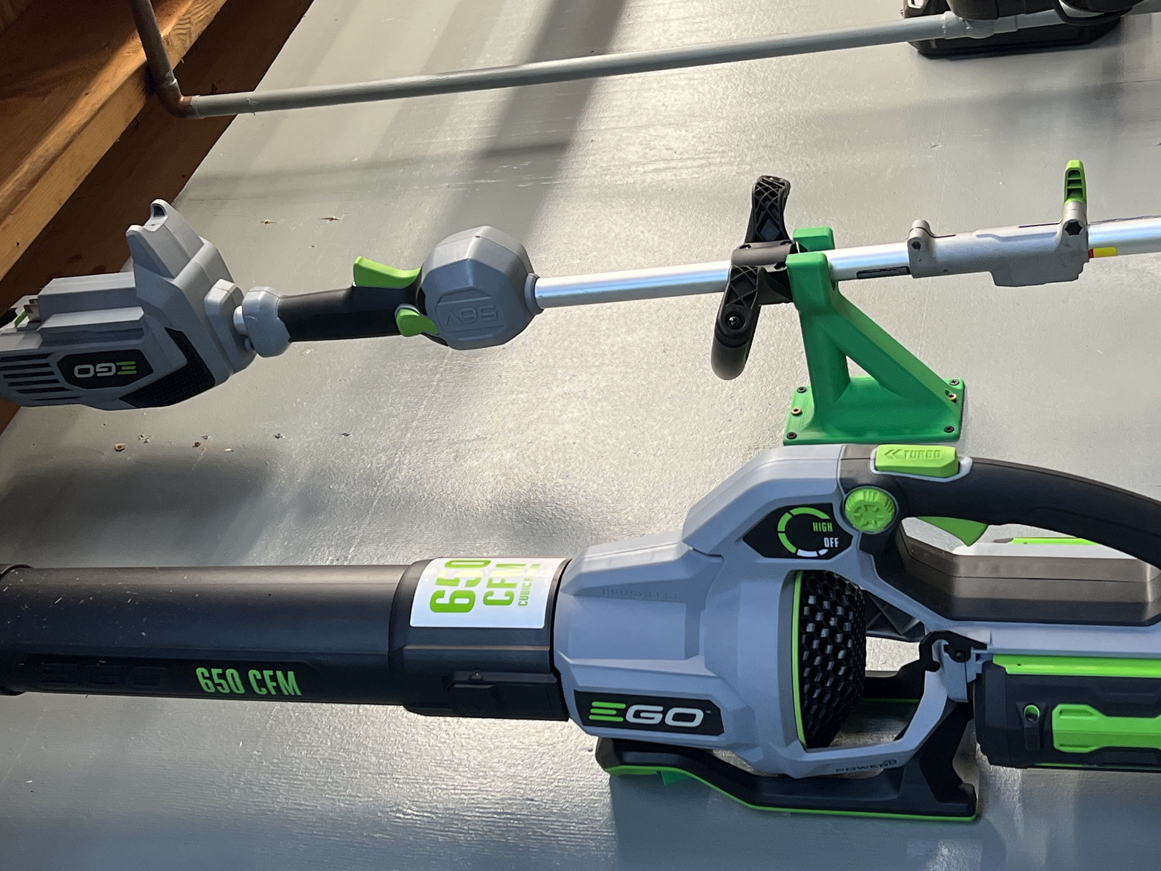 EGO String Trimmer Wall Mount with Stud Holes
