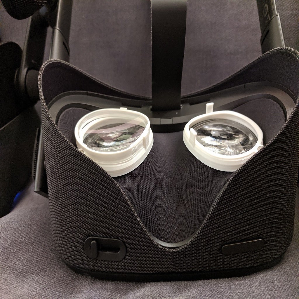 Valve Index and Oculus Quest Lens Adapters for VR Labs Rift Prescription Lenses by