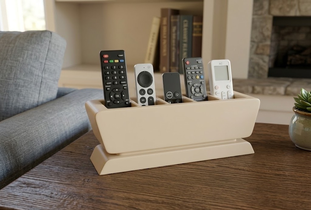 Porta Telecomandi Minimalista Moderno - Organizer da Tavolo