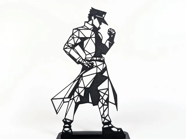 Geometric Low Poly Jotaro Kujo
