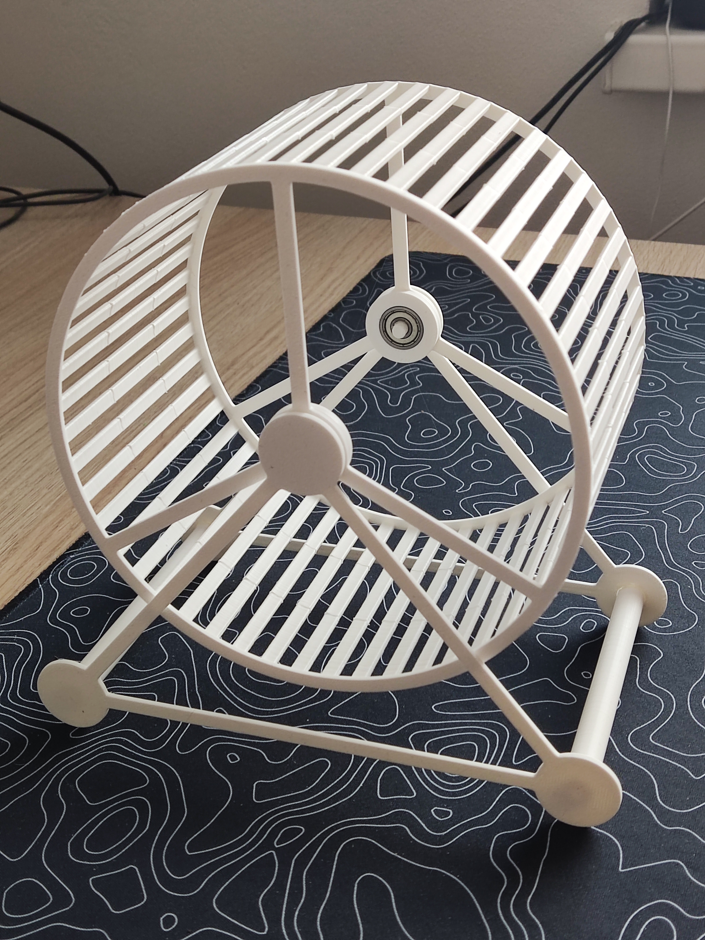 Customizable Rodent Running Wheel