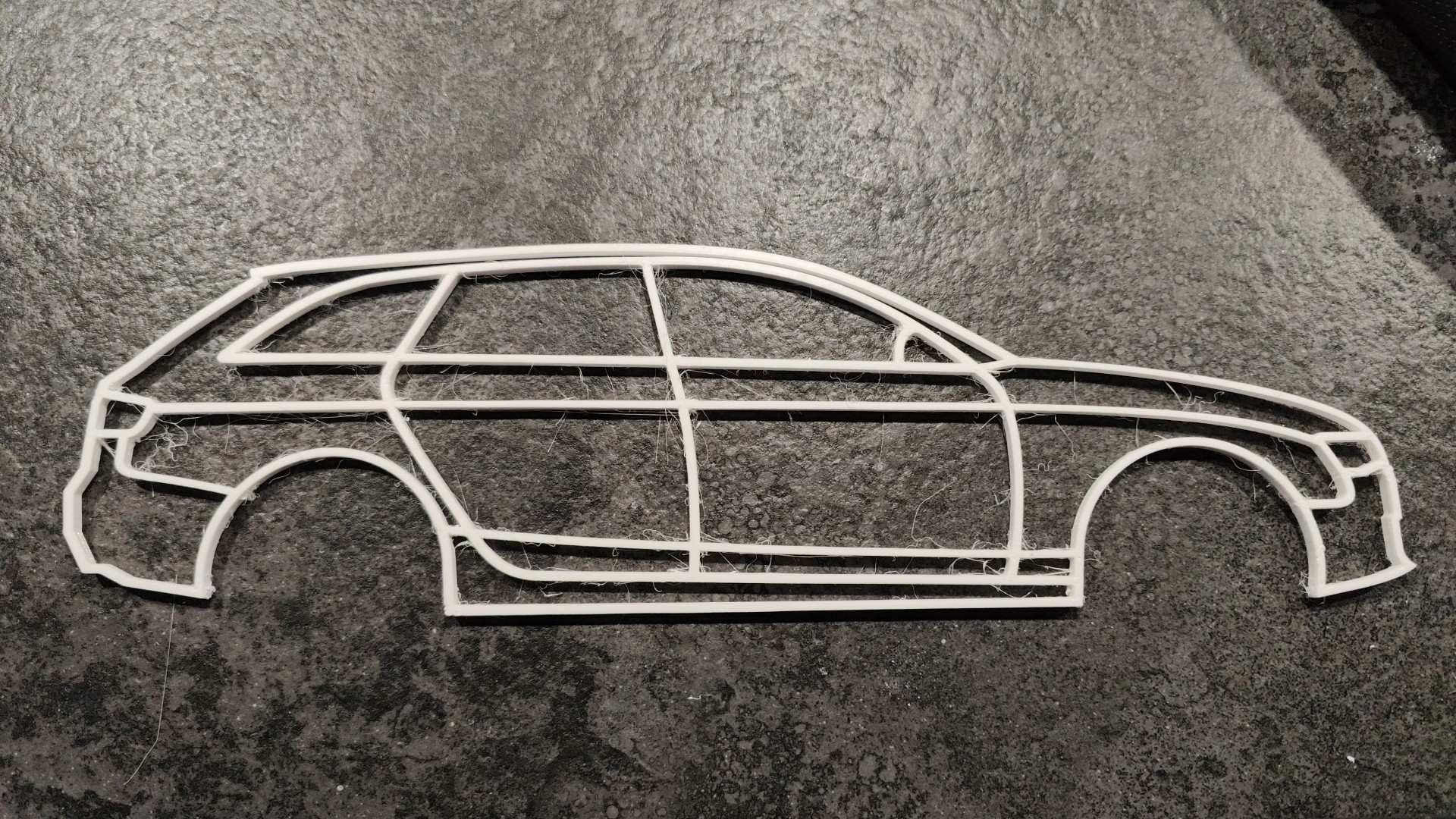 Audi A4 Avant Silhouette Wall Art