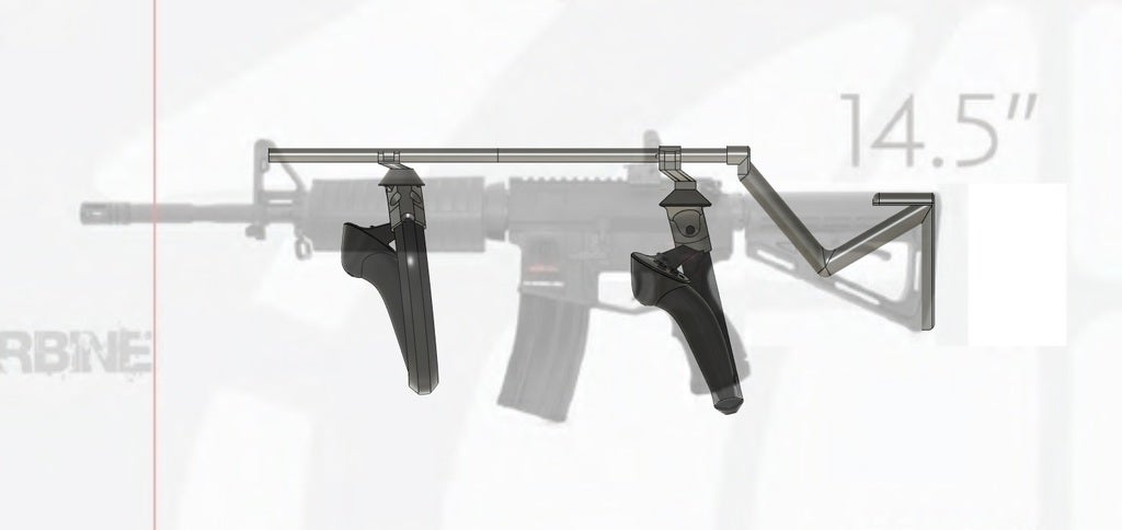 Valve Index Magnetic Top-Mounted Gunstock by AnonymousHermit 