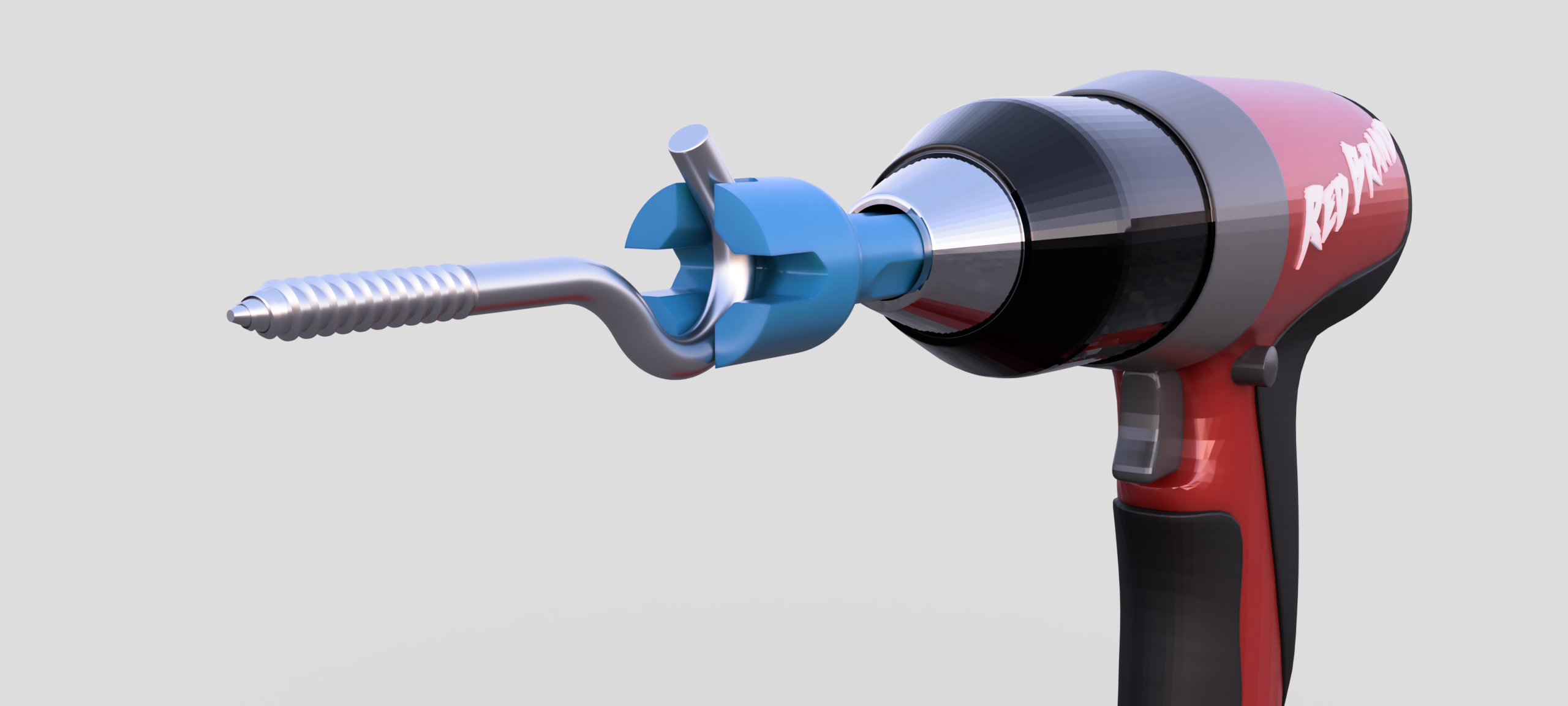 Wing Nut, Hook or Eye Bolt Drill Bit by Brian Bu Download free STL