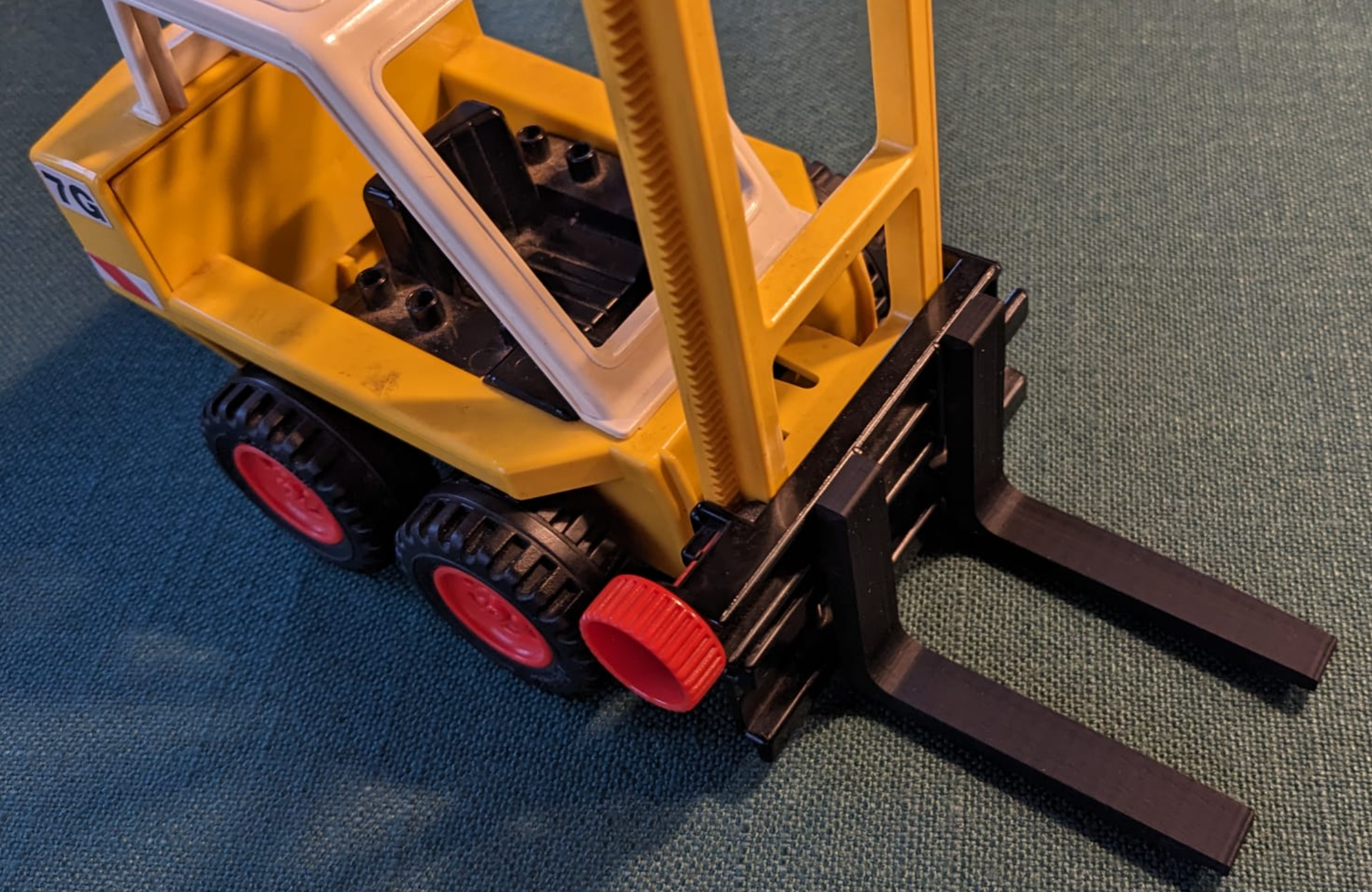 Zinken für Playmobil Gabelstapler