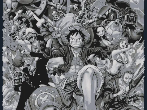 One Piece fan art - Hueforge