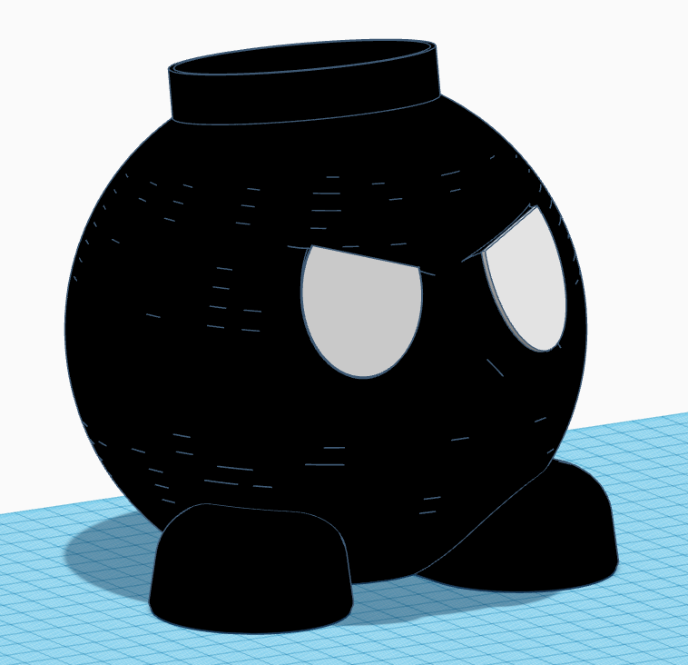 Bob omb white eyes