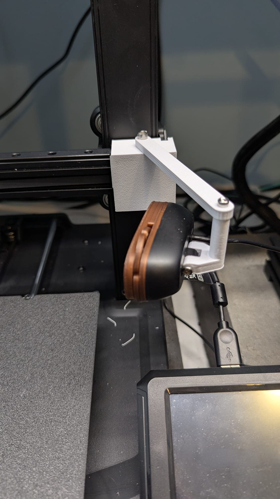 Ender 3 v3 KE Logitech C270 webcam camera screw mount