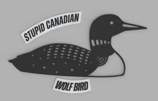 Heated Rivalry - Stupid Canadian Wolf Bird