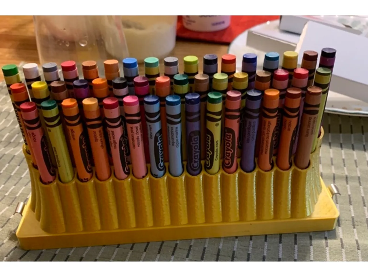 Crayon Holder for 48 Crayons by bitsplusatoms