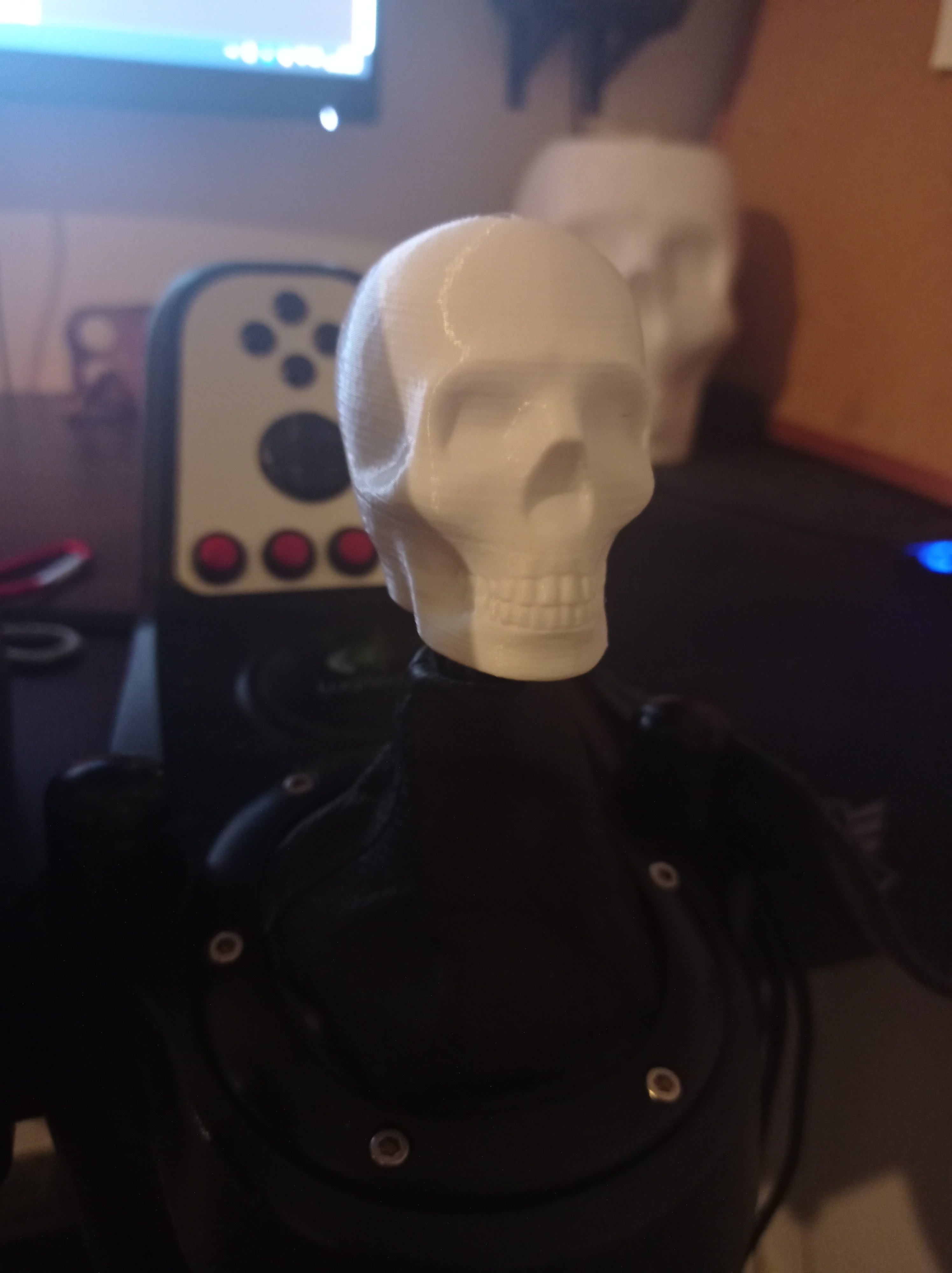 Logitech G27 skull shifter