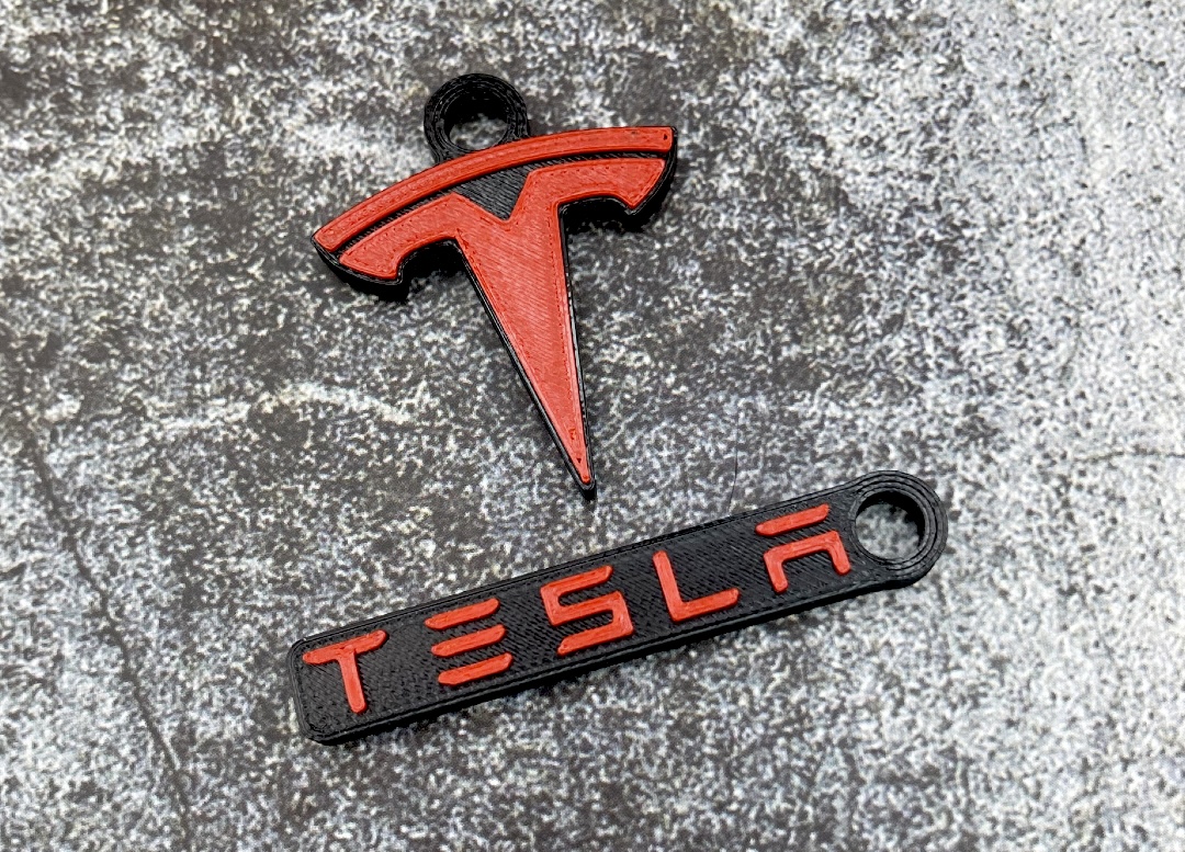 Tesla Keychain