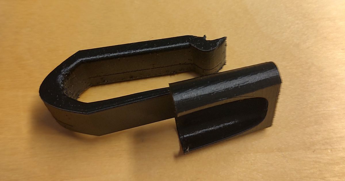 Remotecontrol holder for garage door to fit sunvisor by Ruard Download free STL model