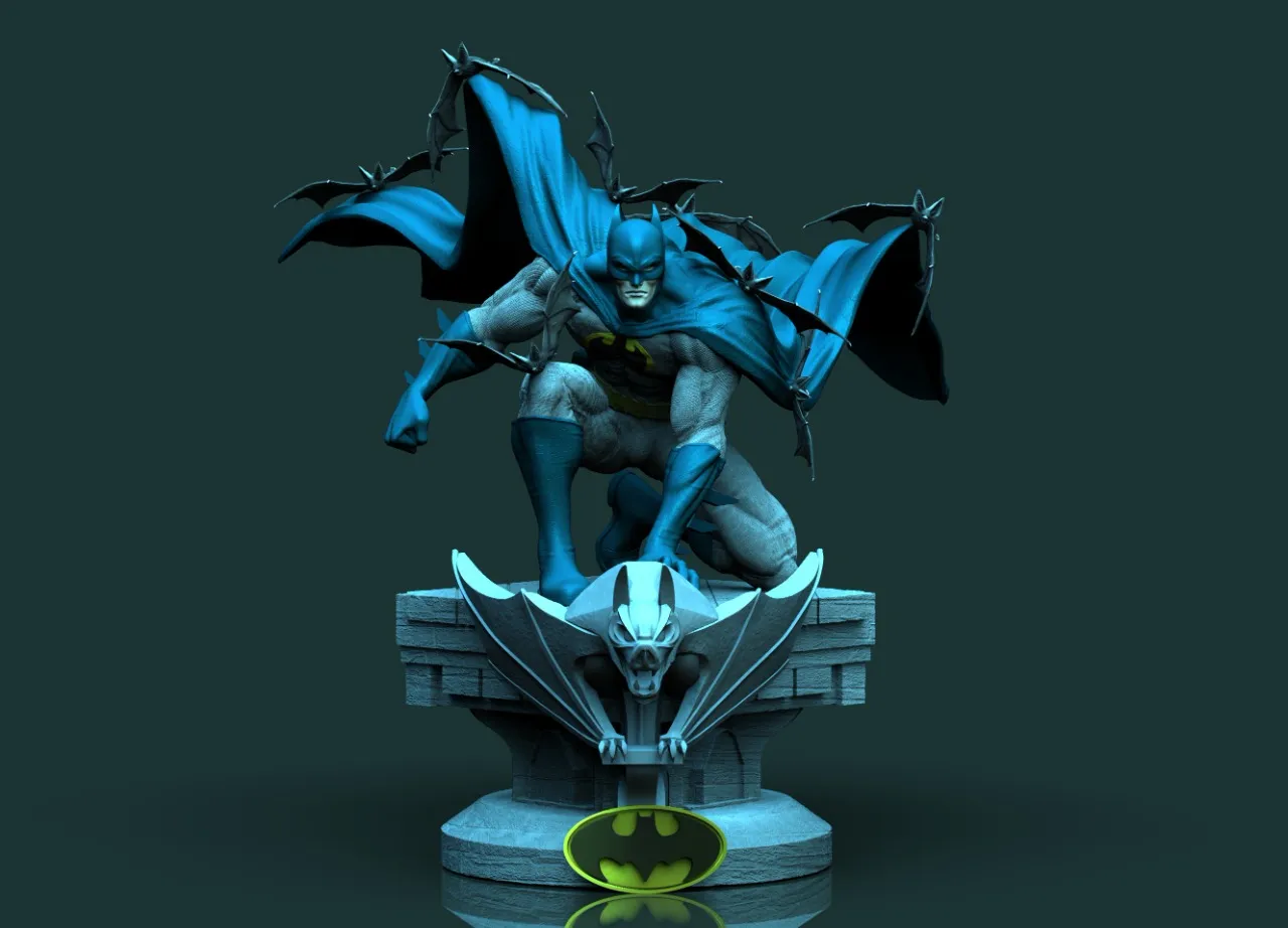 Spawn Gargoyle (Part of the Batman diorama) fanart from the comics