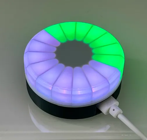 The Ultimate 3D printed case for LED Ring and D1mini ESP8266