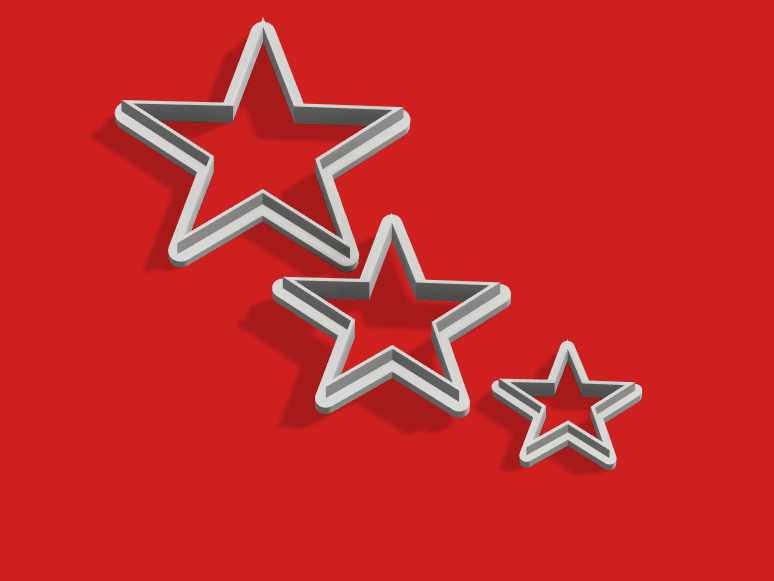 COOKIE CUTTER STAR CHRISTMAS by luca buttignol | Download free STL