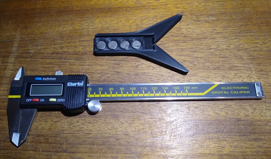 Radius Gauge for Clarke Precision Digital Vernier Calipers and similar