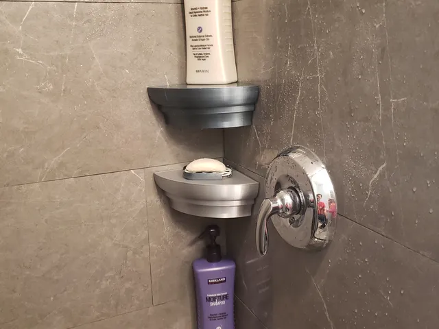 Corner Shelf for Shower (Suction Cup Mounted)
