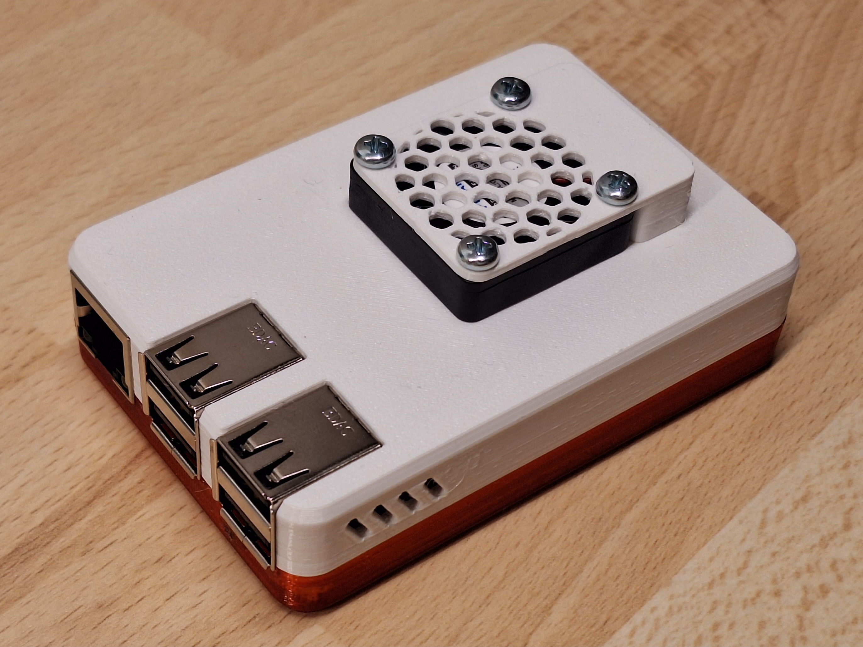 RaspberryPi housing with 30mm fan cavity