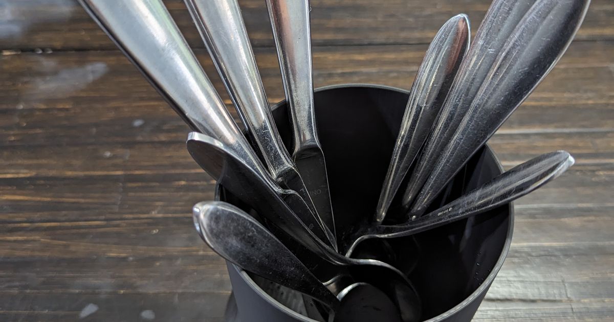 (Parametric) Silverware Draining Caddy by Paul Hatcher Download free
