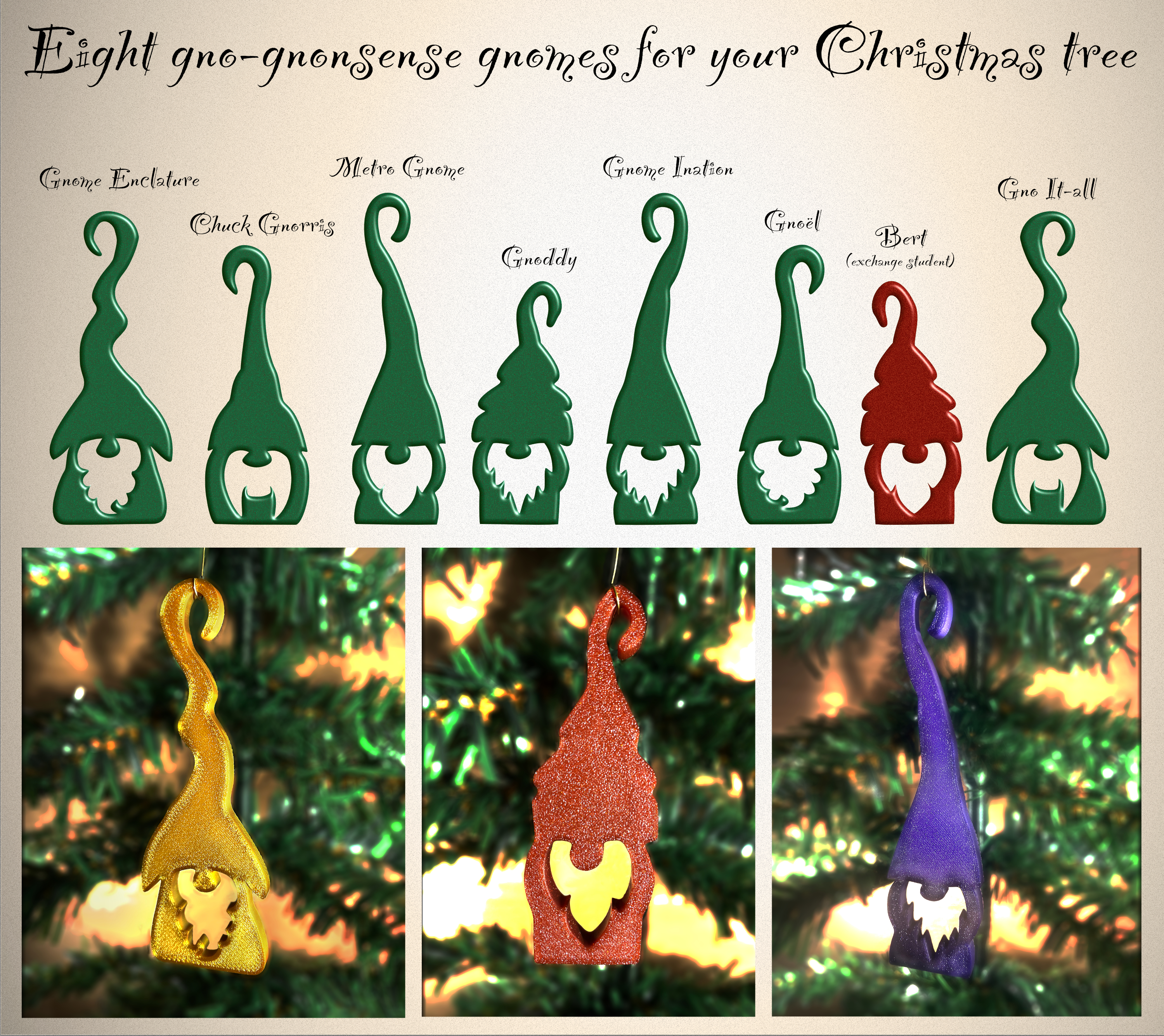 Christmas Gnome decorations
