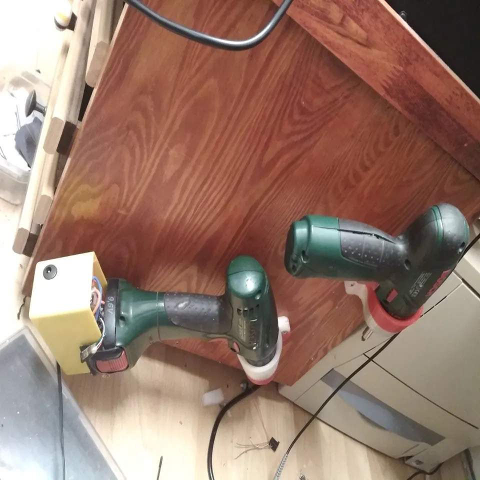 Drill Holder by waste Download free STL model Printables