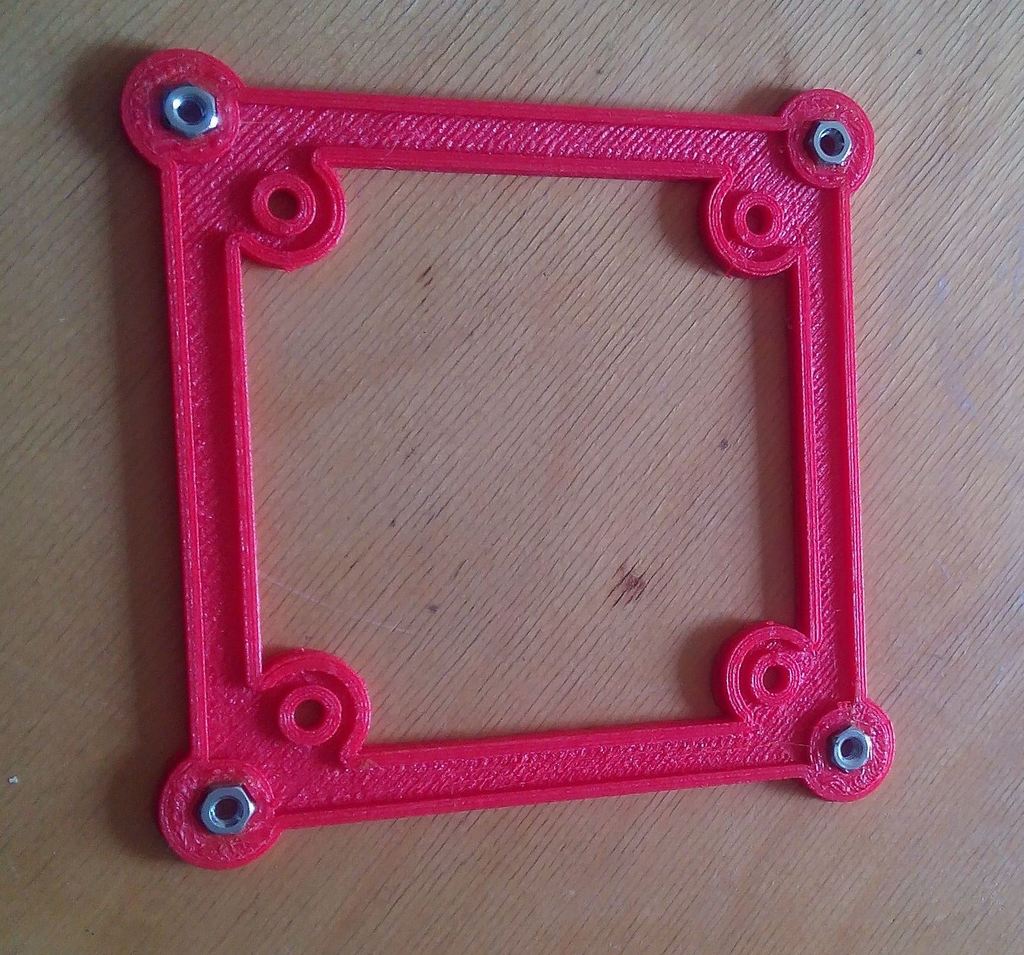 Monitor VESA mount adapter (75 to 100)