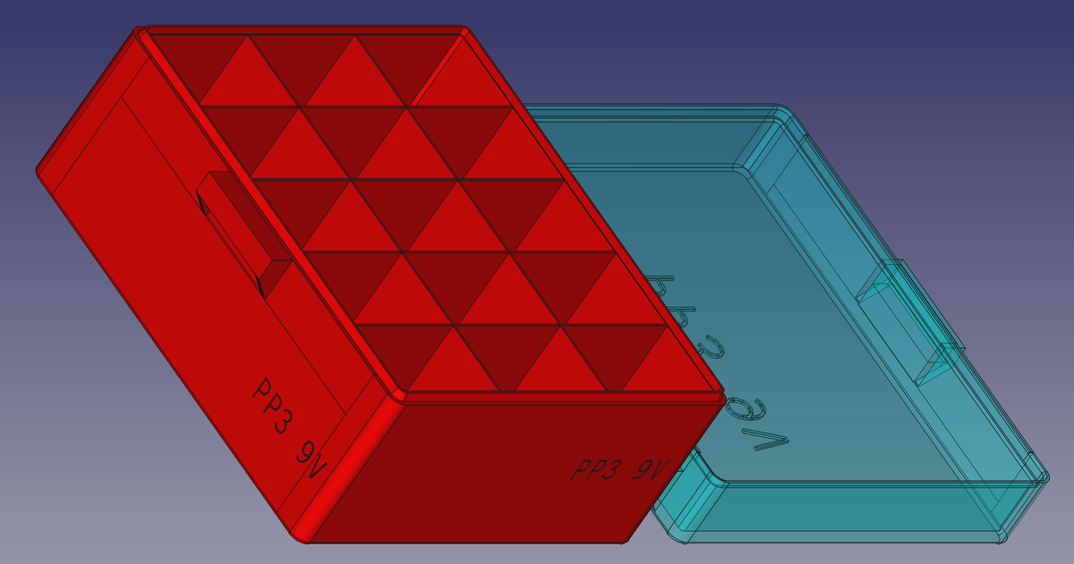 9V Battery Box by brass_ring | Download free STL model | Printables.com