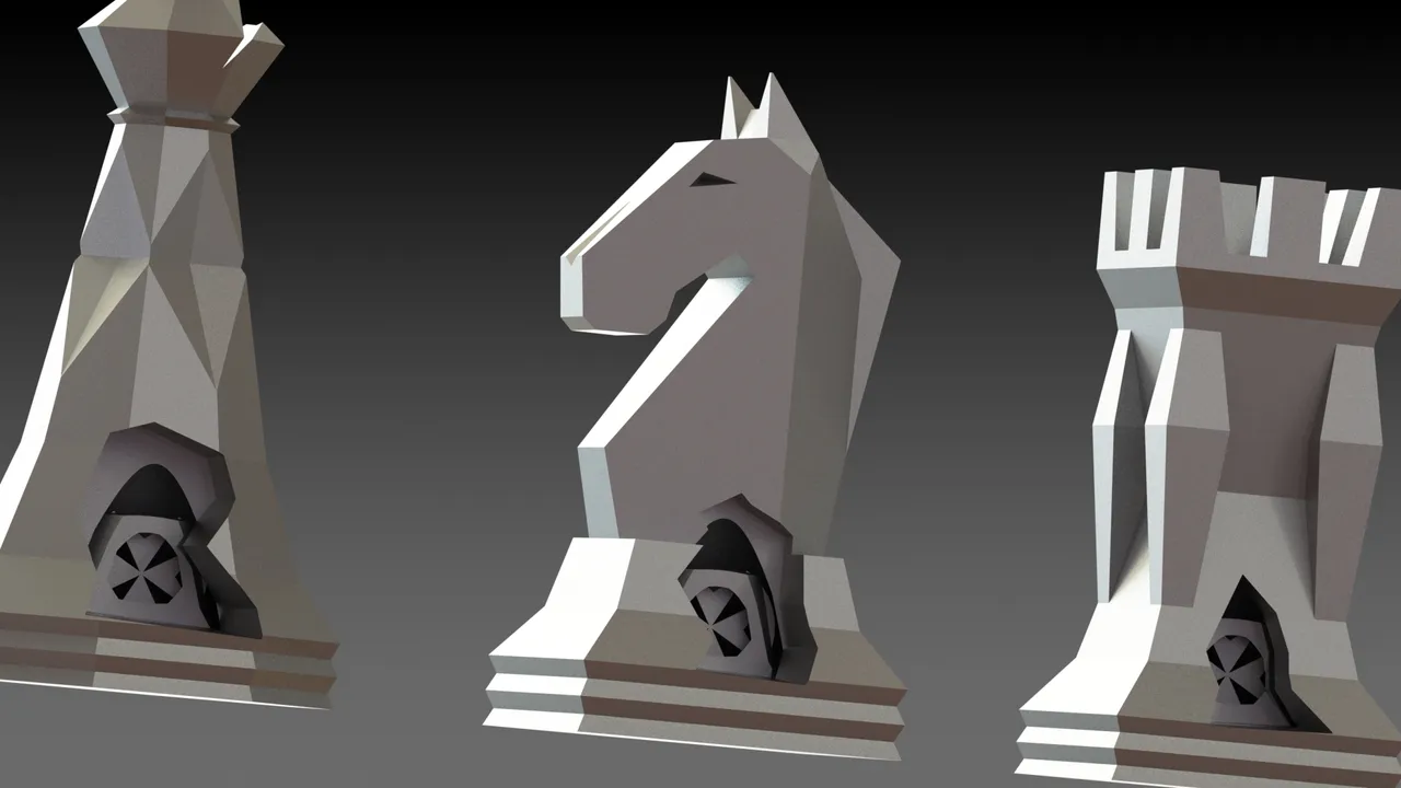 Chess Set Model 02 v02 by Duncan Dimech | Download free STL model ...