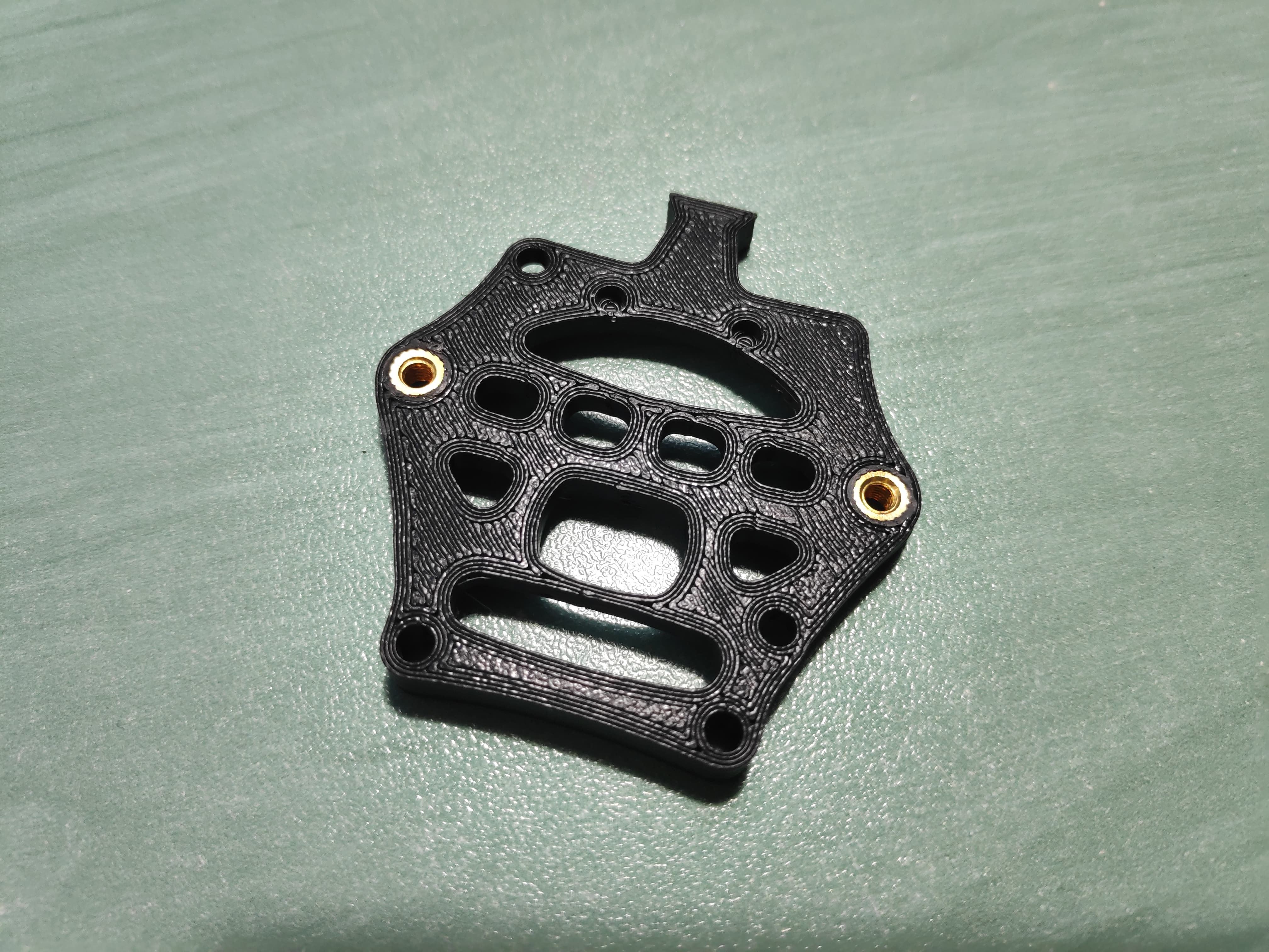 45-degree extruder PCB mount