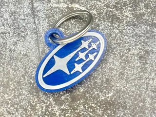 Subaru Keychain by MrViddy | Download free STL model | Printables.com