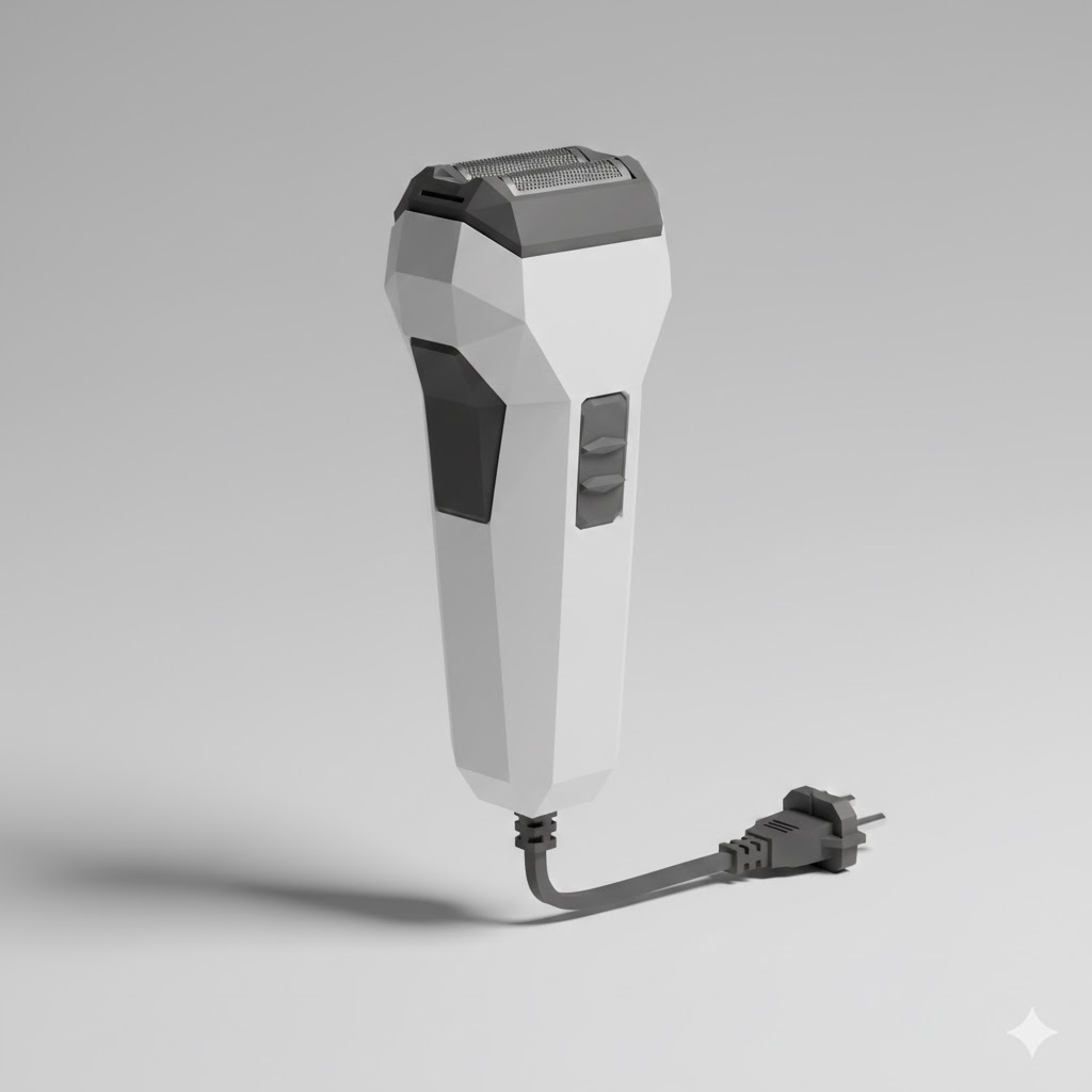 Low Poly Electric Shaver