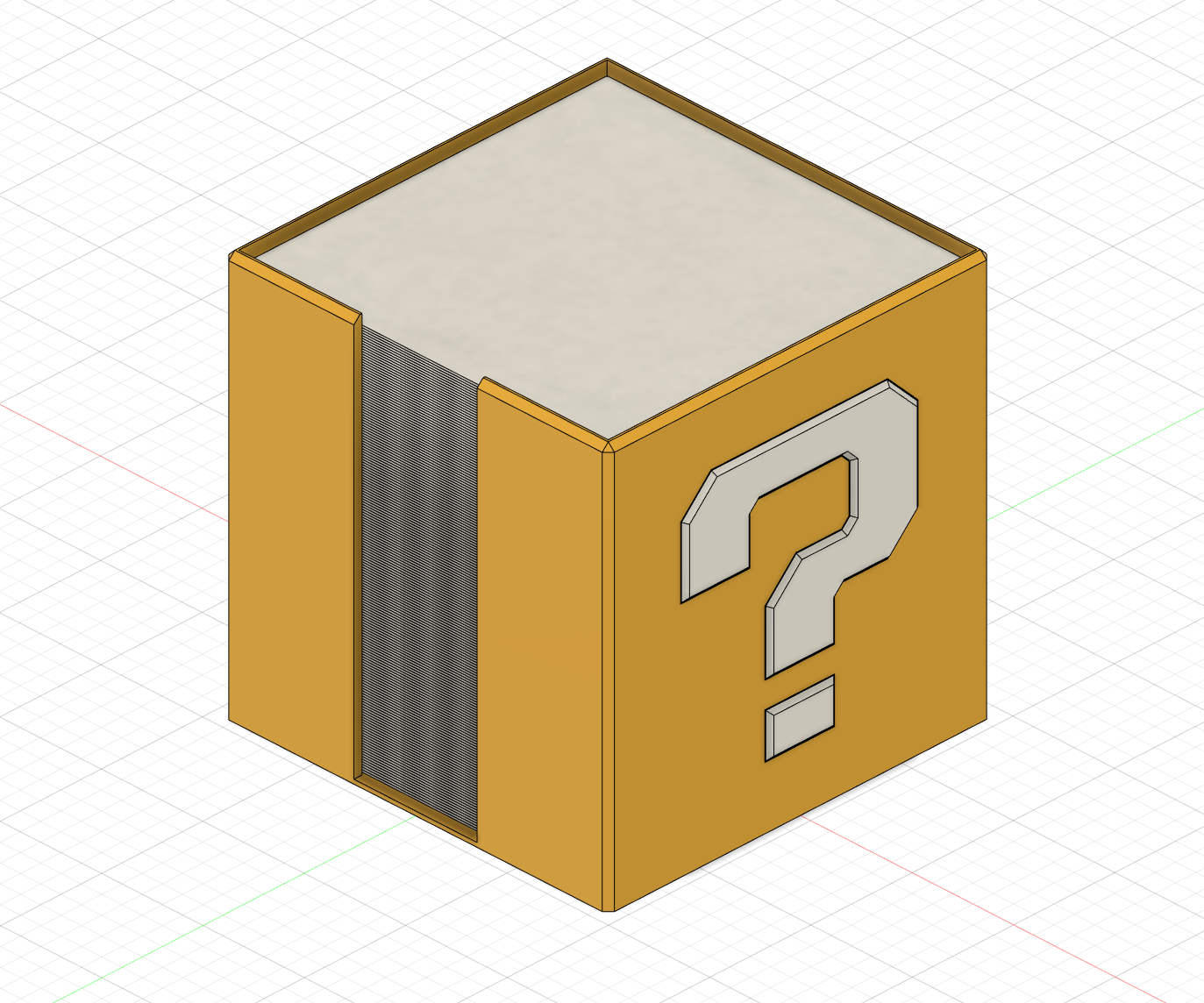 90x90 notepad / sticky notes cube Mario
