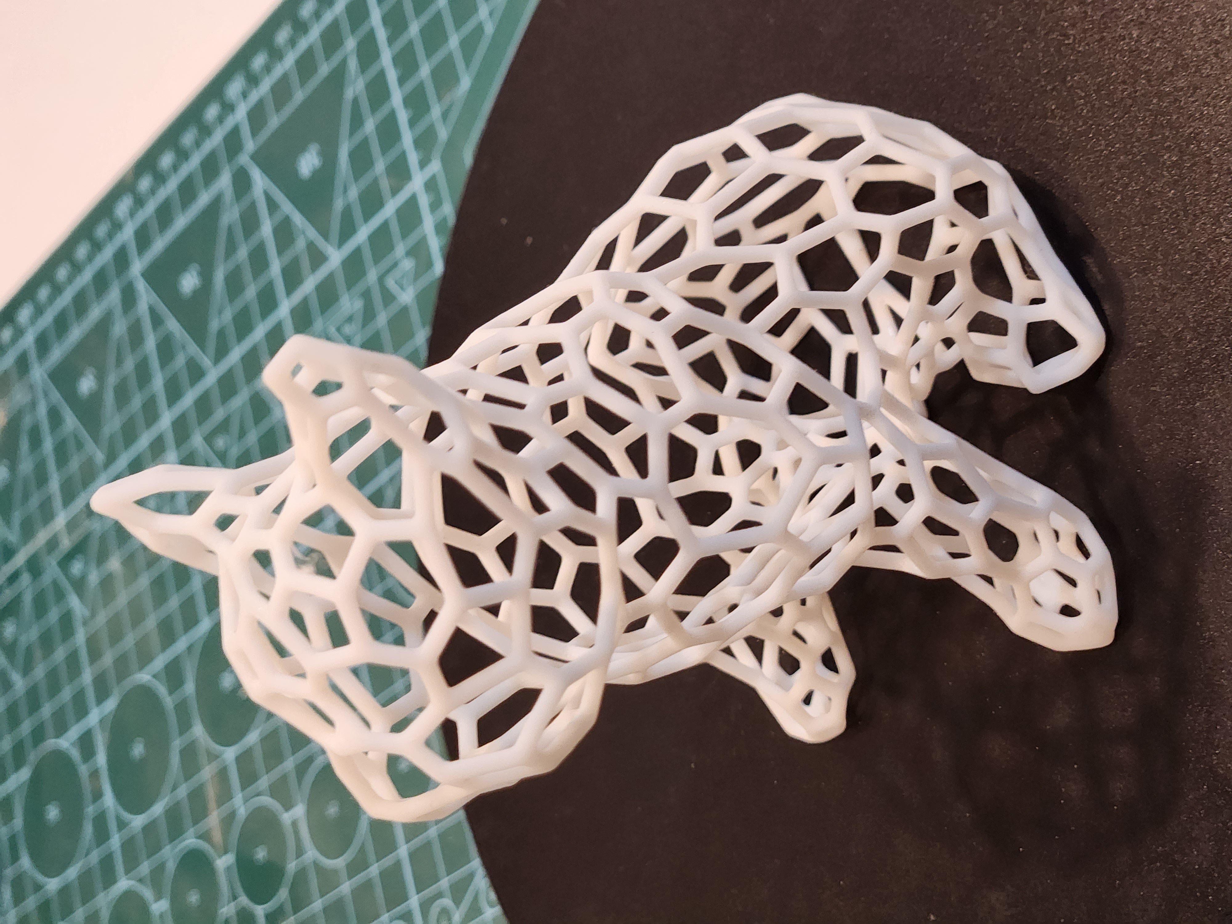 Miniatura 2 do modelo 3D Frenchie Voronoi