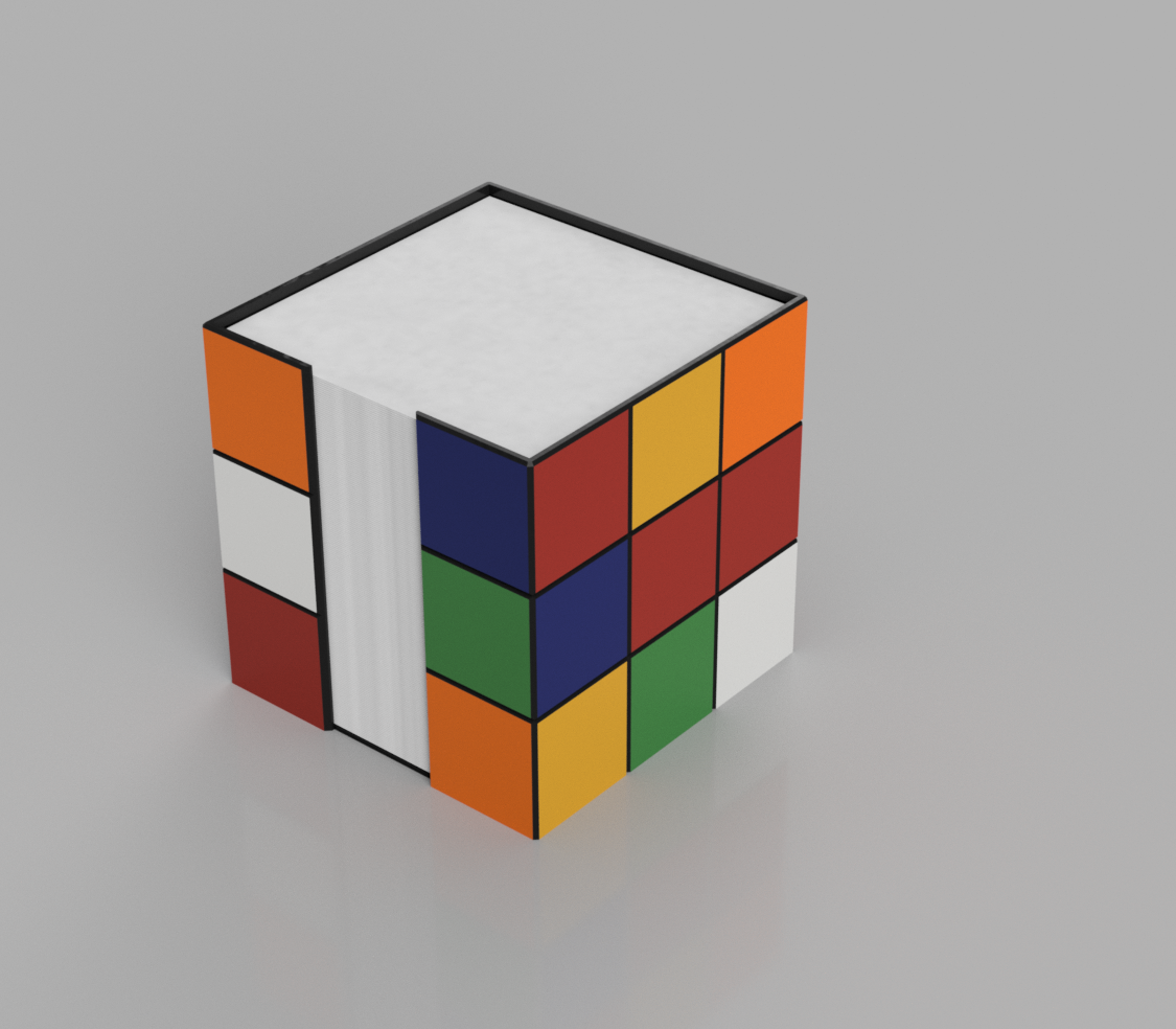 90x90 notepad / sticky notes cube Rubics cube