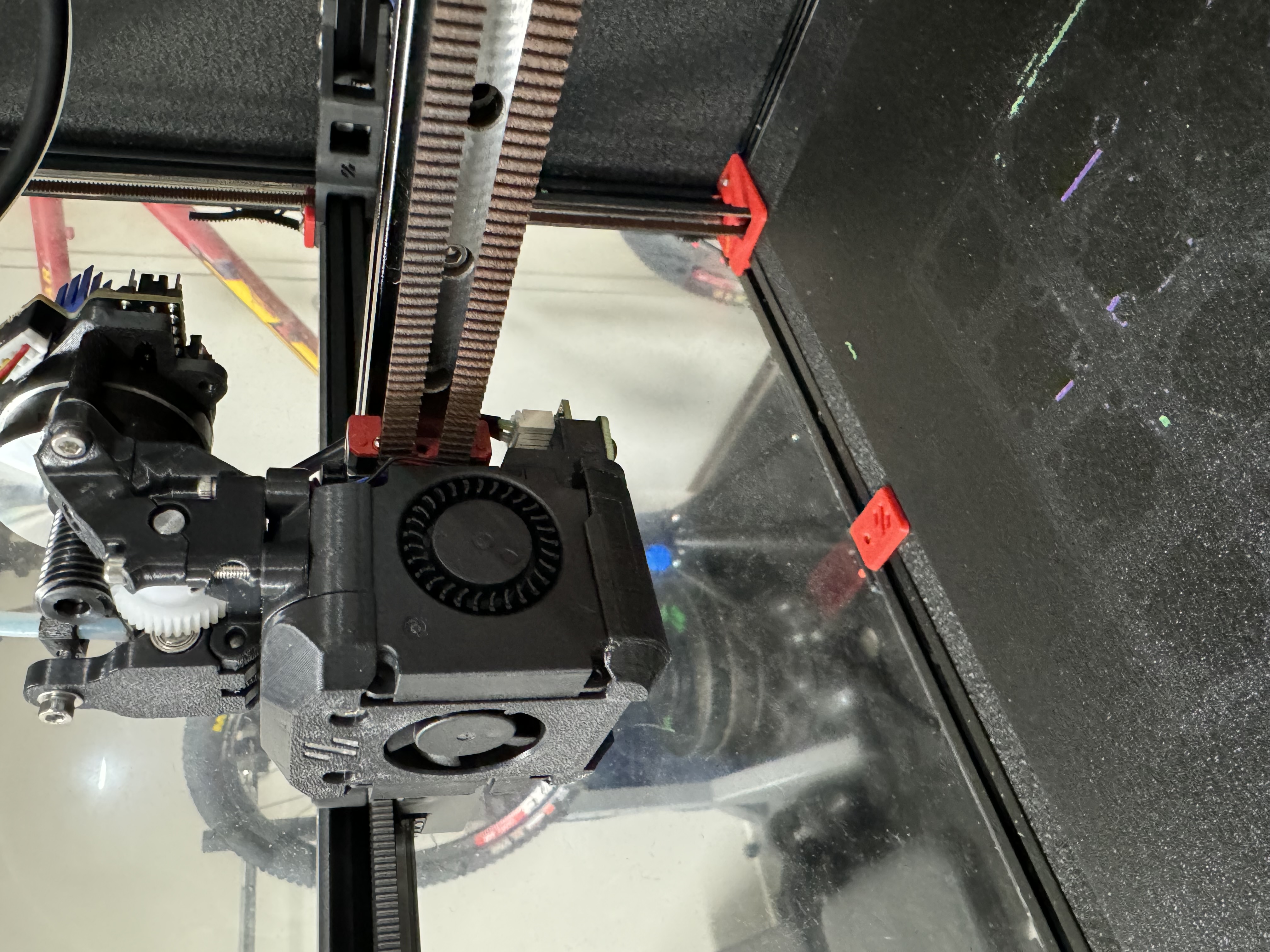 Dragon Burner V8 MGN12 mount with beacon probe.