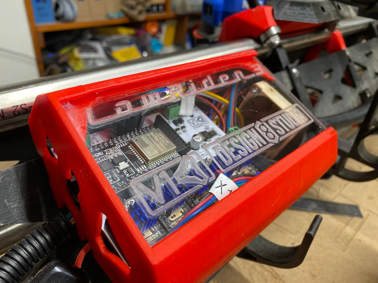 LowRider v3 Jackpot CNC Controller Board case with 25mm added room