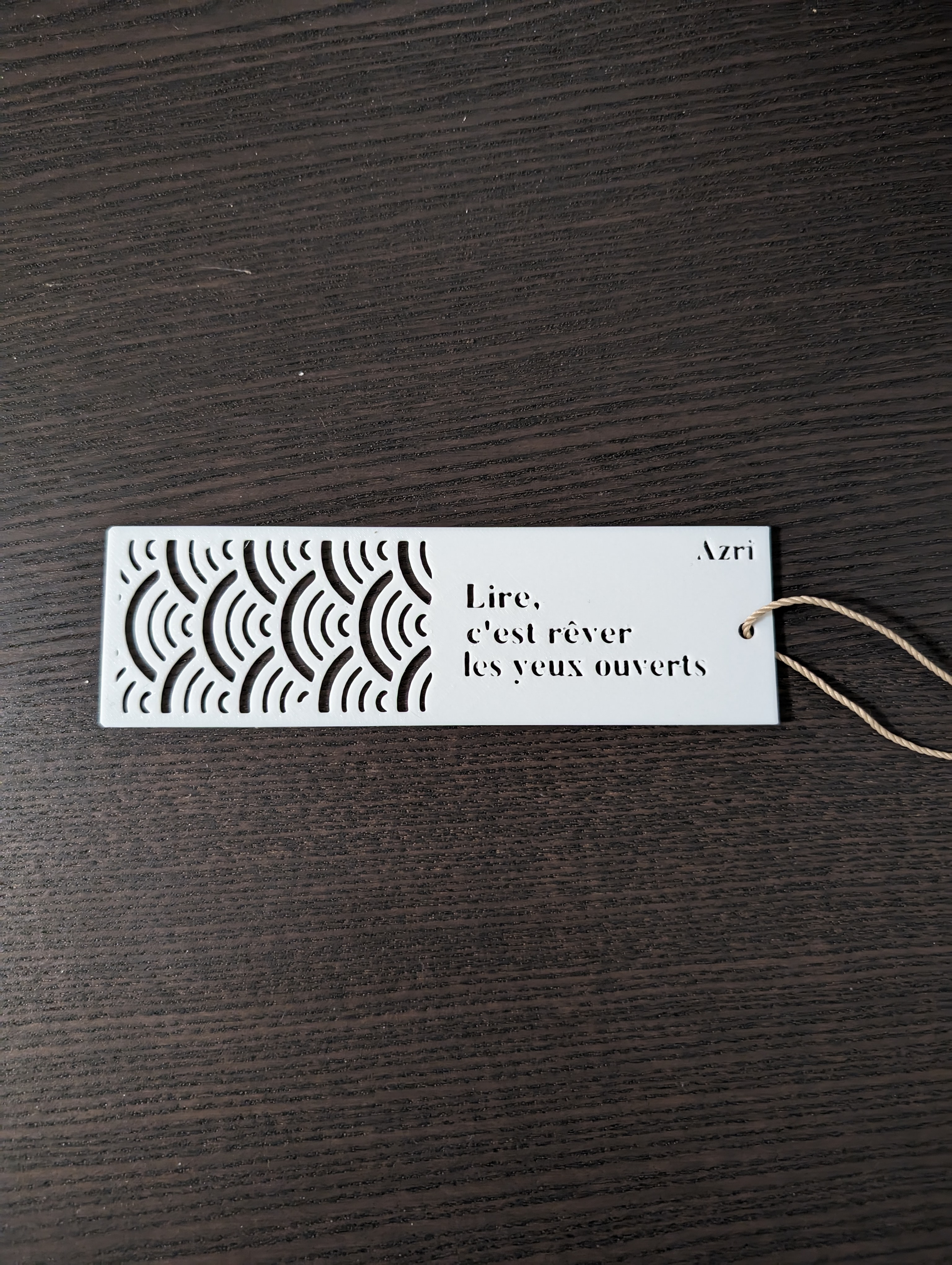 Bookmark with Text