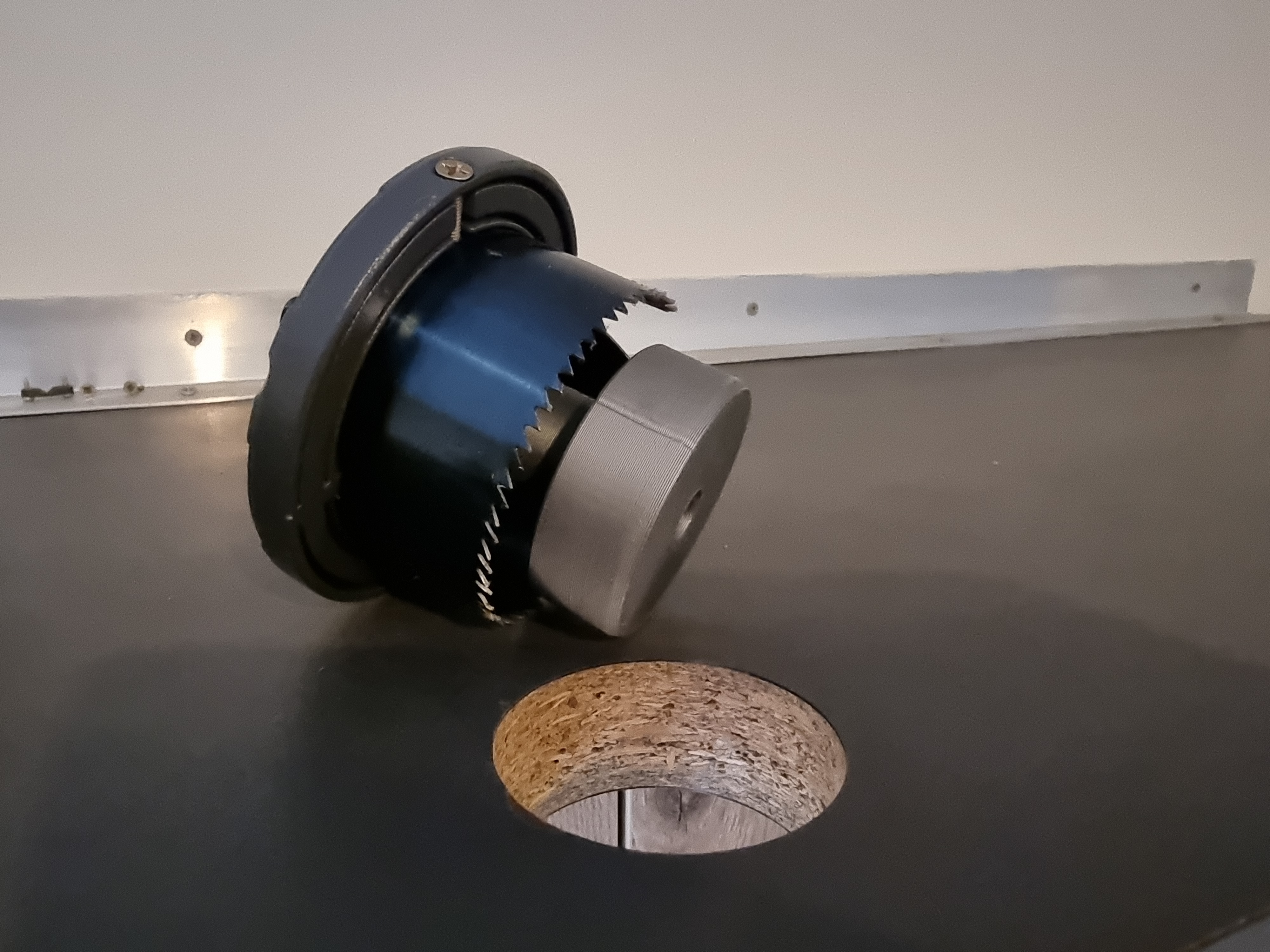 Hole-saw centering guide