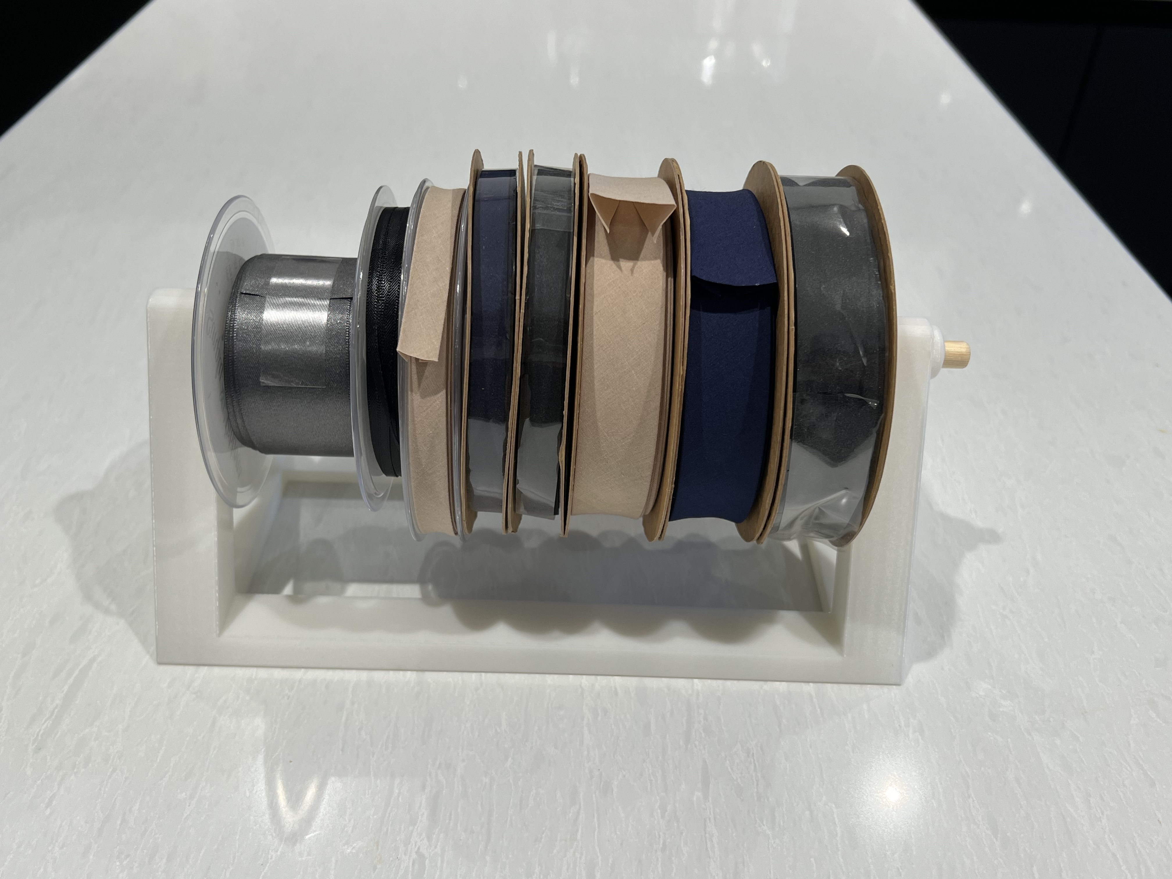 Spool Holder for ribbons & reels