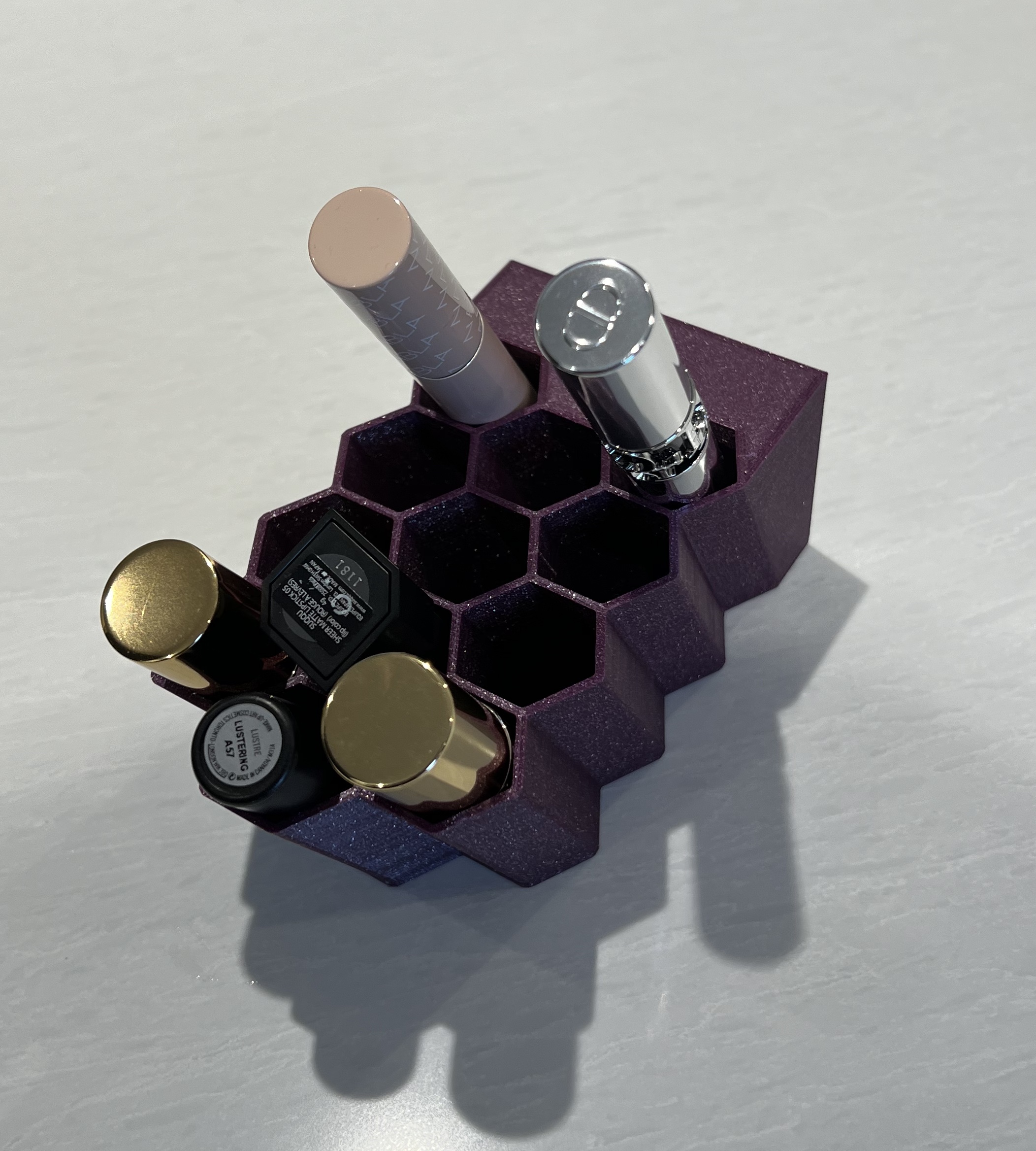 Makeup:  Pencil, mascara and Lipstick organisers